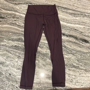 Lulu lemon dark purple align legging